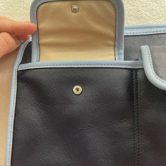 Coach Legacy Archive Navy Chambray Two-Toned Wristlet Clutch Bag 48893 - Picture 4 of 7